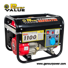 Benzin Typ China 1kw 1kva Generator Set zum Verkauf mit Key Start